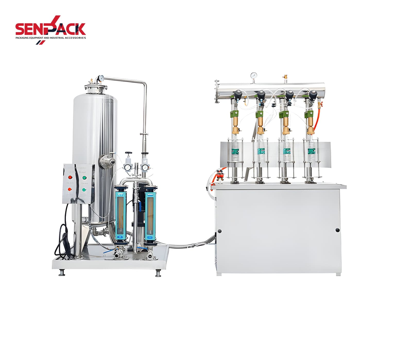 Máy Chiết Rót Chất Lỏng Đồ Uống Có Ga