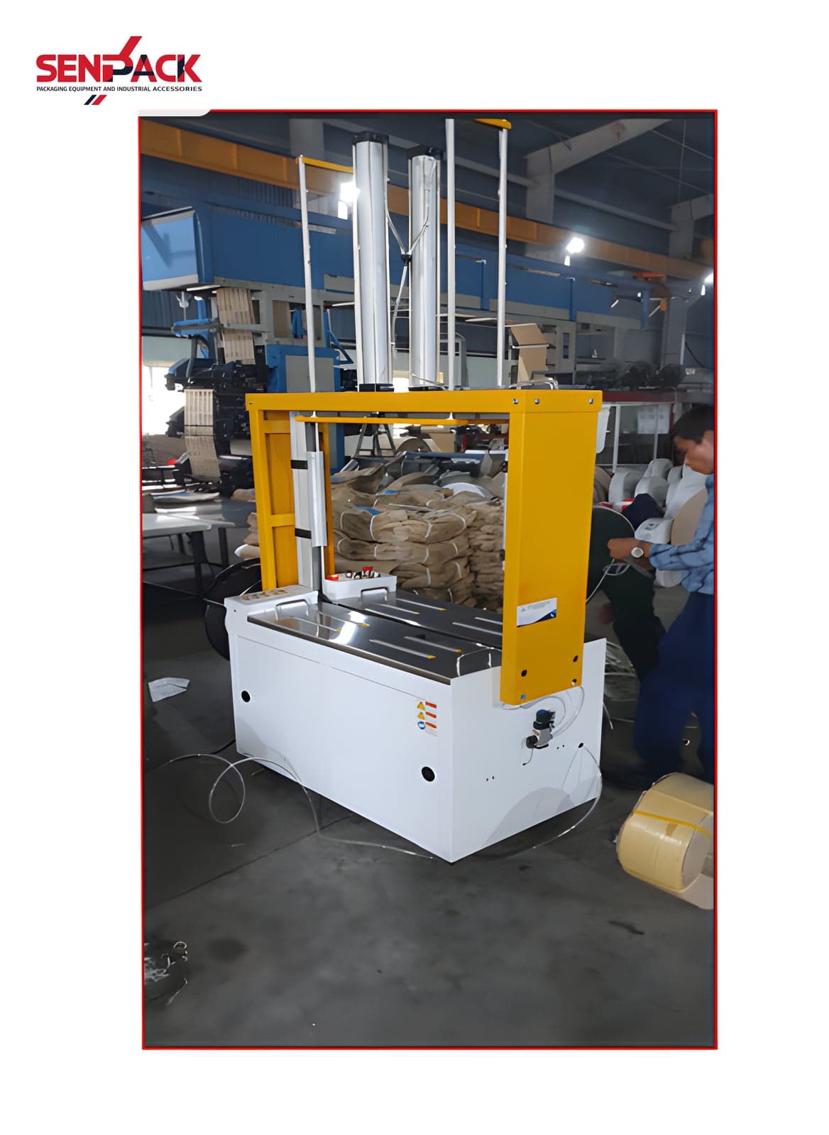 Máy Đóng Đai Thùng Có Lực Giữ