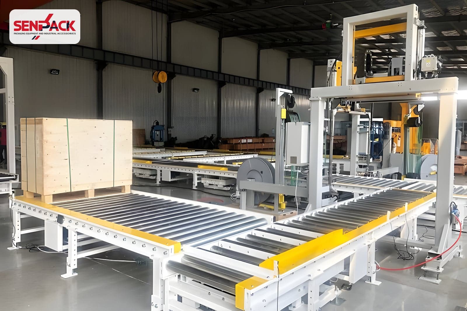 Dây chuyền Đóng Đai Pallet Tự Động