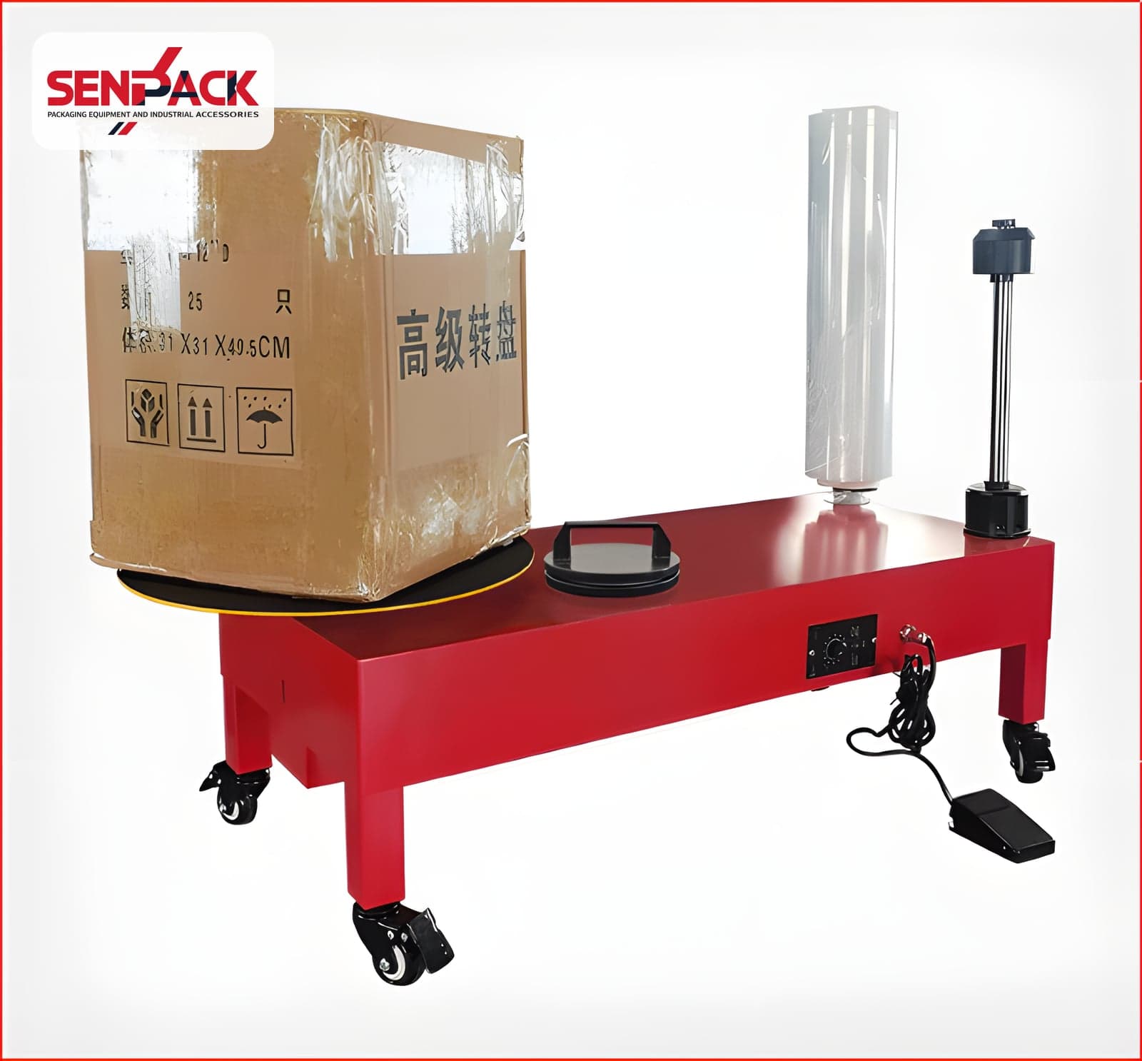 Máy quấn màng thùng carton