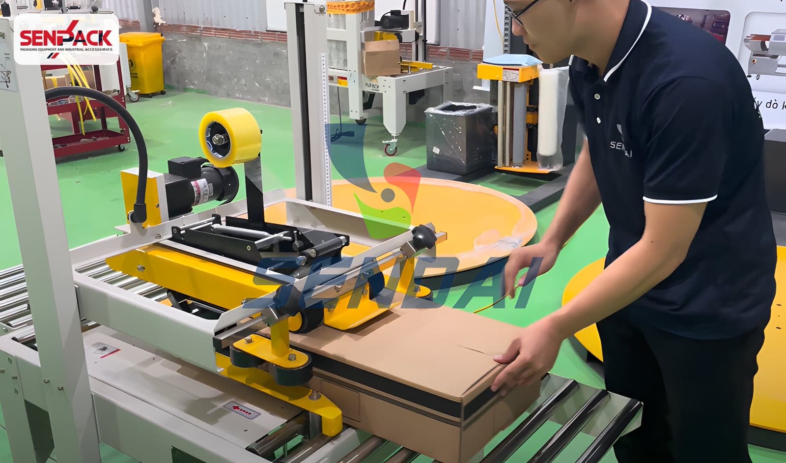 Địa chỉ bán máy dán thùng carton tại TPHCM