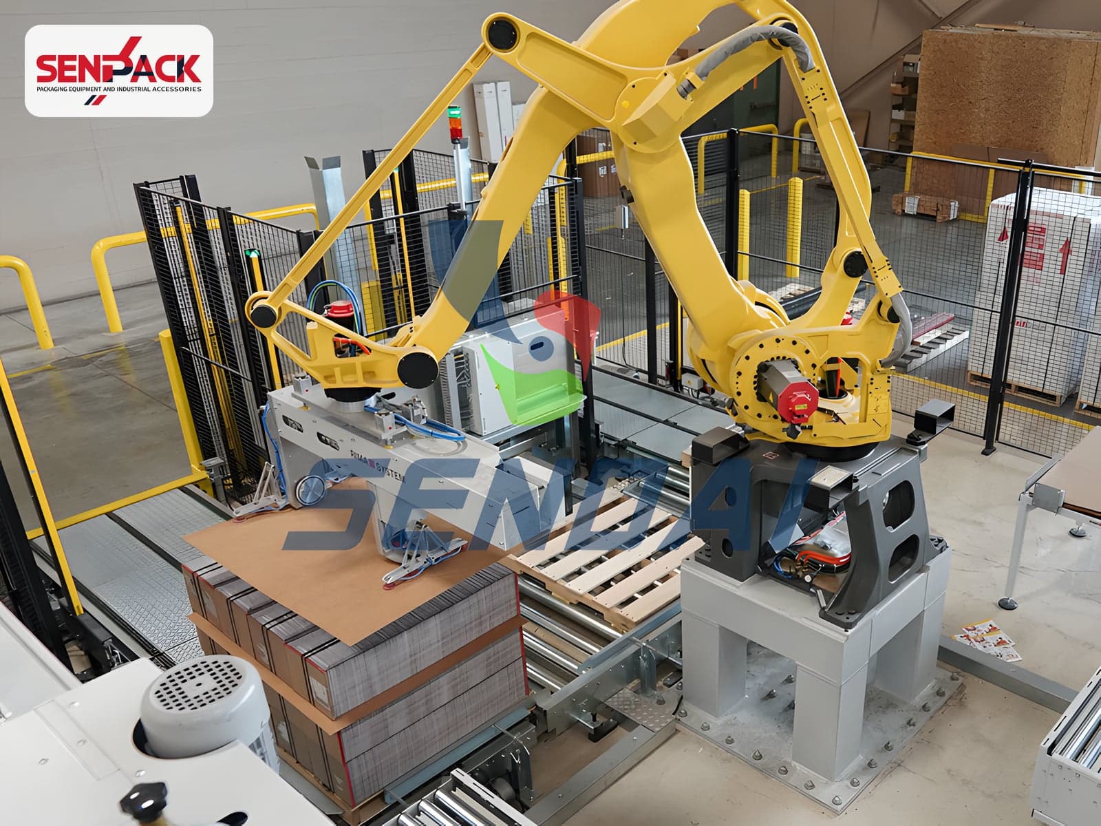 Robot xếp hàng giải pháp vận chuyển hàng hóa
