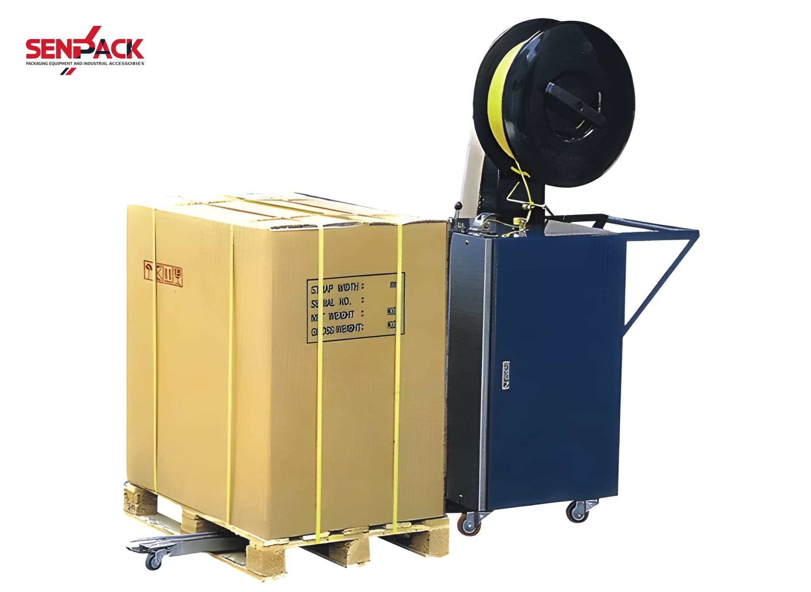 Máy Đóng Đai pallet kiện to DBA-1300A