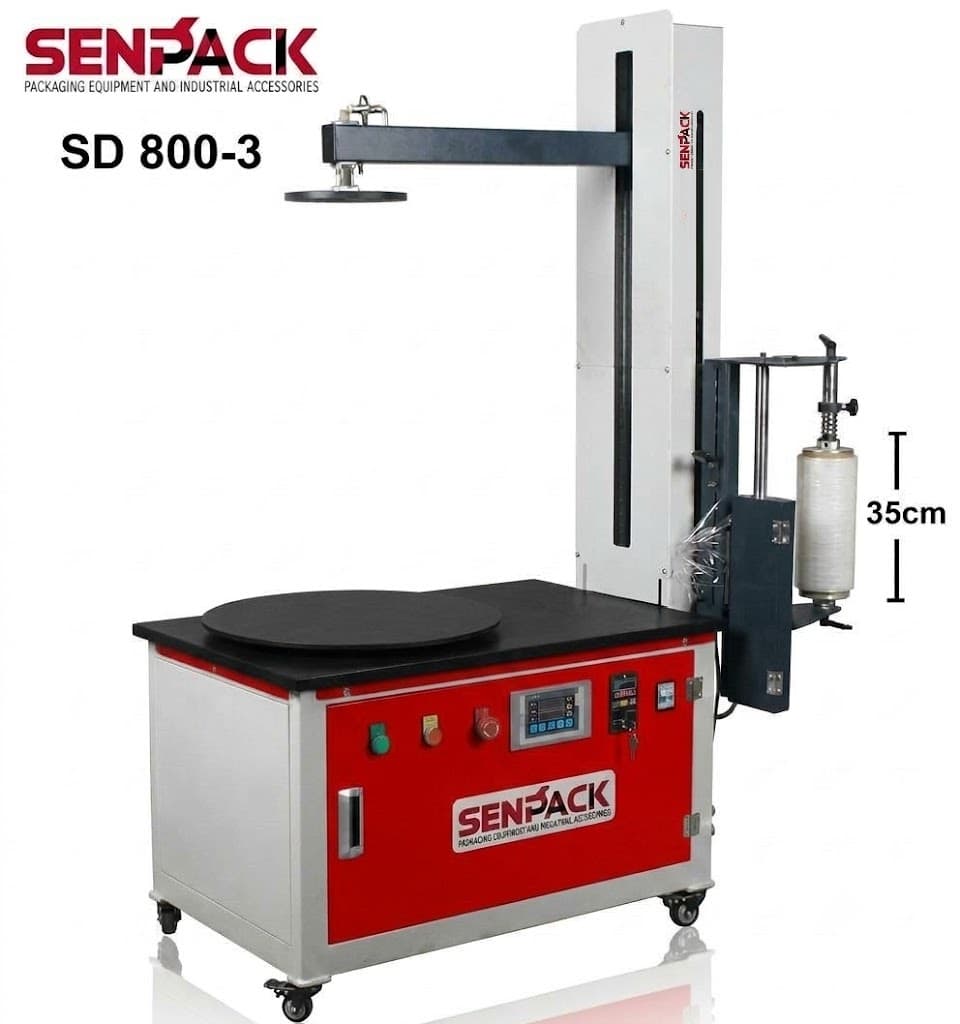 Máy quấn màng thùng Carton cắt màng tự động - SENPACK SD - 800